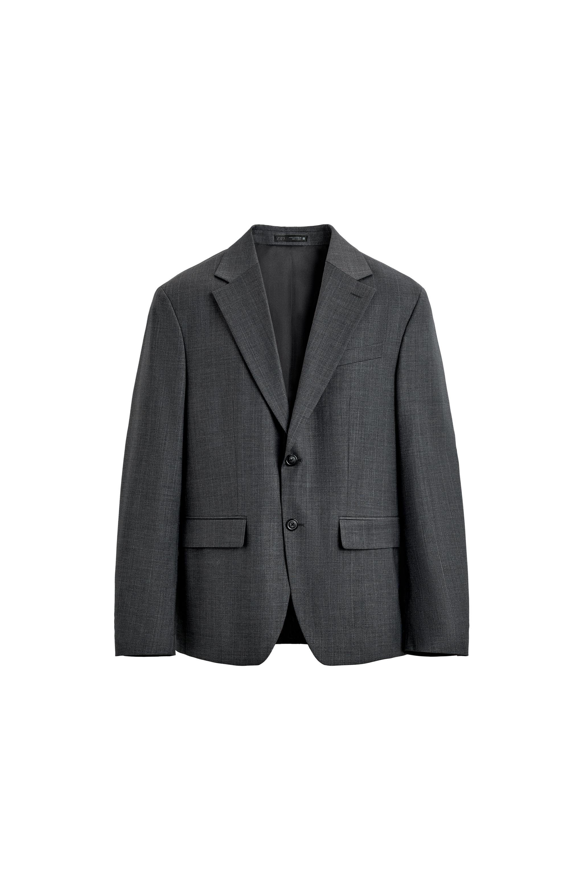 VESTE REGULAR FIT DE COSTUME À RAYURES